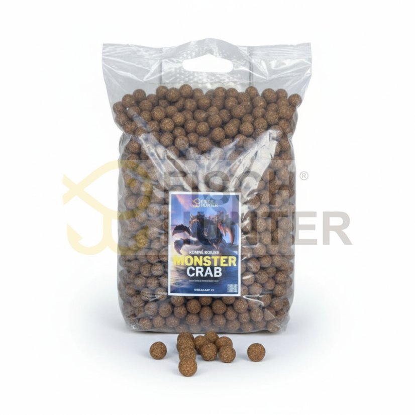 UNI + krmné boilies MONSTER-KRAB - Velikost: 20 mm, Balení: 5 kg