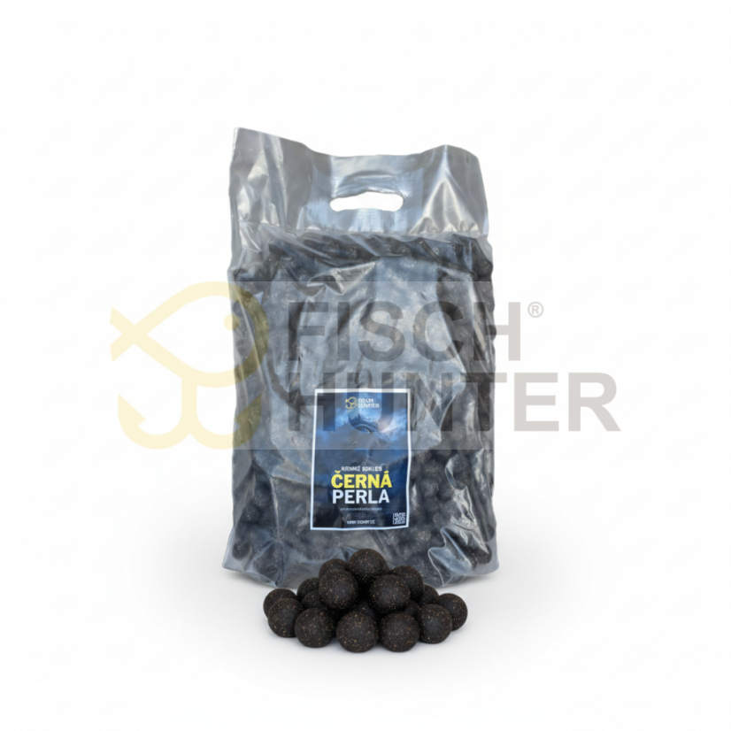 BASIC + krmné boilies ČERNÁ PERLA - Velikost: 24 mm, Balení: 5 kg