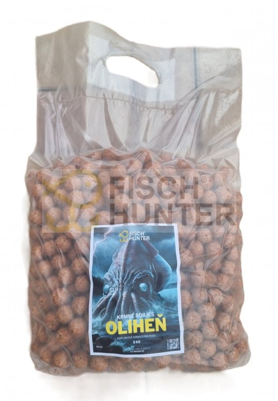 BASIC + krmné boilies - OLIHEŇ - Velikost: 20 mm, Balení: 5 kg