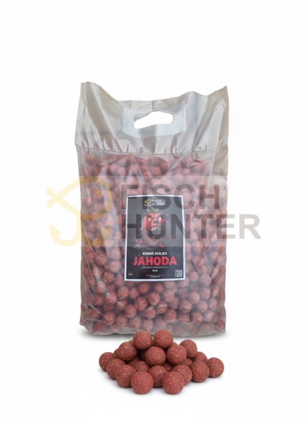 BASIC + krmné boilies JAHODA