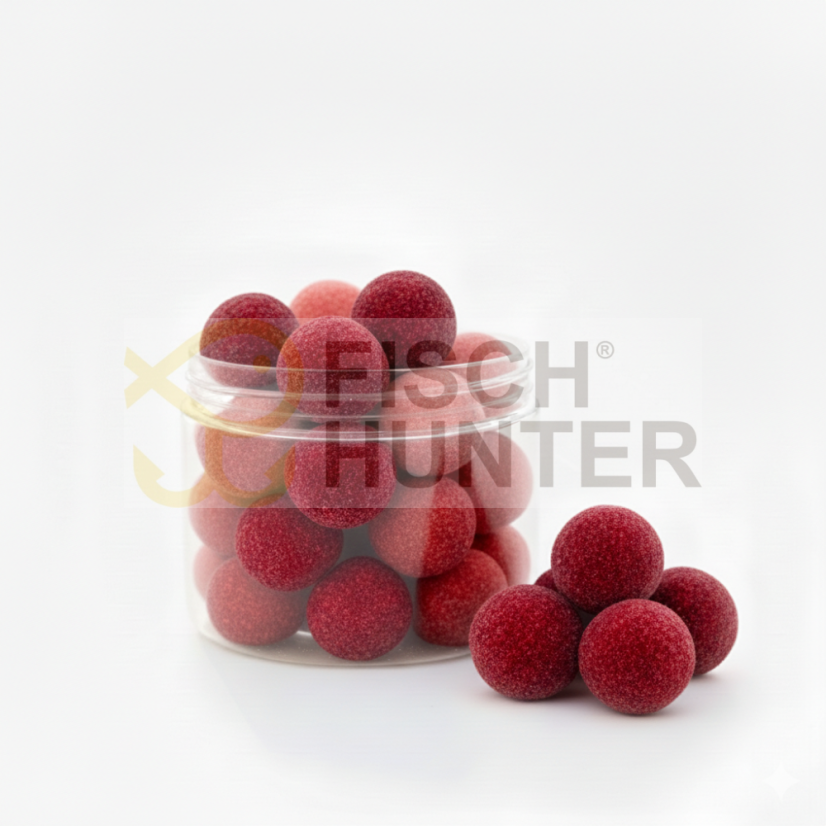 Obalované bolilies JAHODA - Velikost: 20 mm, Balení: 250 g